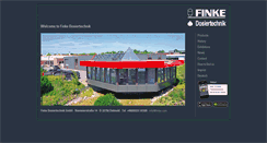 Desktop Screenshot of finke.com