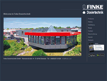 Tablet Screenshot of finke.com